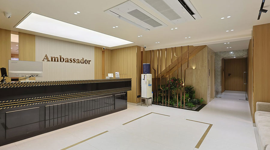 Lobby of HOTEL AMBASSADOR VADODARA Hotel Vadodara - Budget Hotels in Vadodara